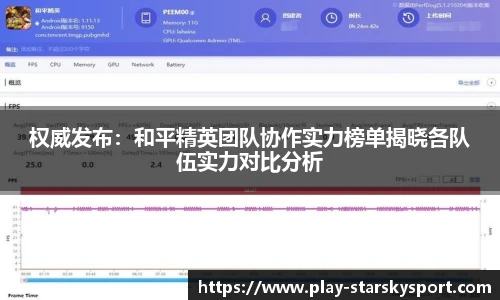 权威发布：和平精英团队协作实力榜单揭晓各队伍实力对比分析